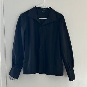 Ralph Lauren Black Blouse